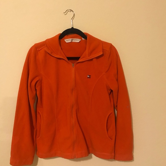 tommy hilfiger orange jacket